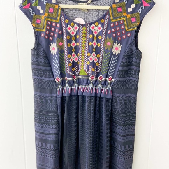 embroidered top, aztec print top, western print blouse, embroidered blouse - Picture 2 of 10